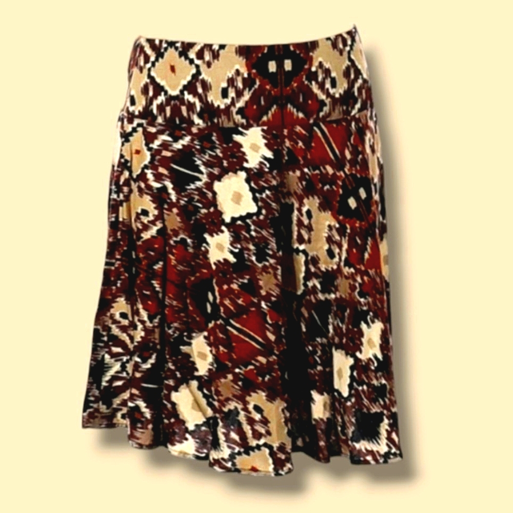 🤩 Vintage H&M Print  Skirt- Knee Length. Perfect For Fall With Boots! - Picture 6 of 10